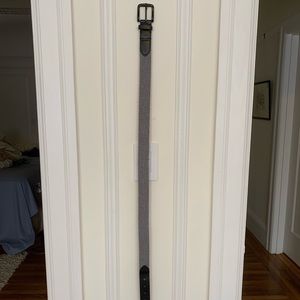 Banana Republic Heather Stretch Webb Buckle Belt.